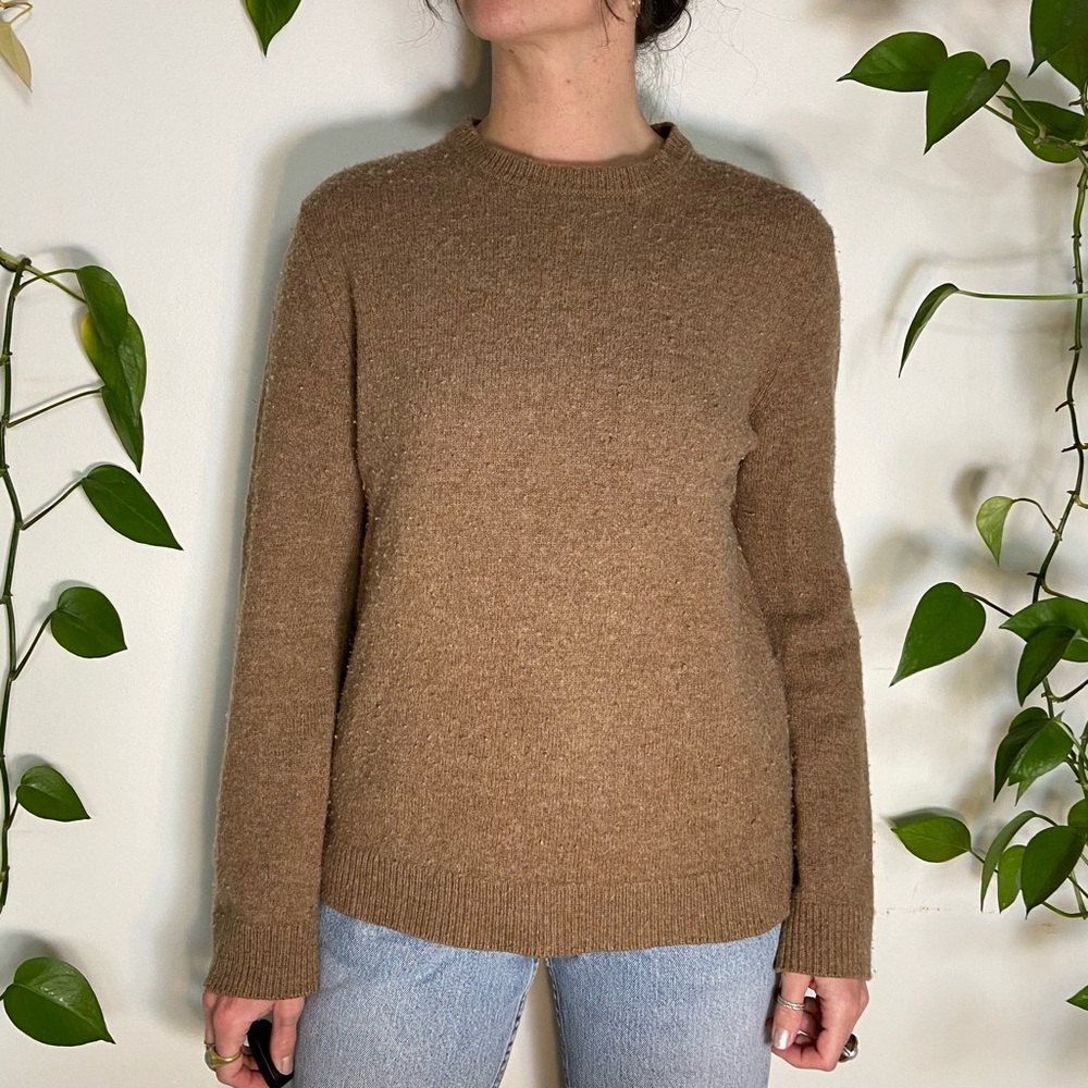 H&M 🌾 Tan wool sweater size M